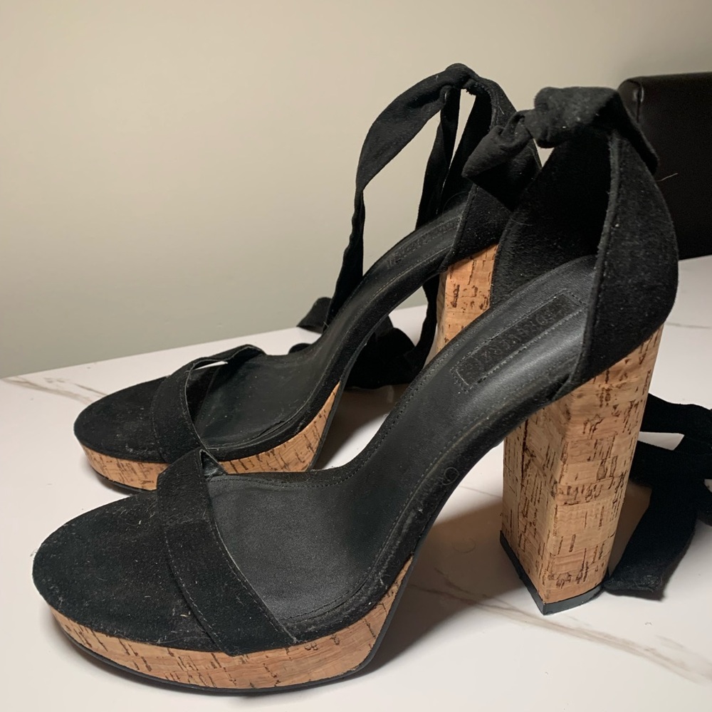 Black heels